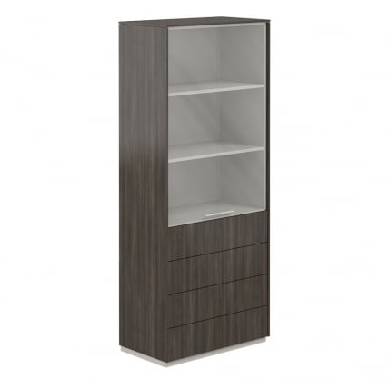 Шкаф высокий Атлас НЗ-0302.БТ.БТ Бренсон Трюфель / Atlas NZ-0302.BT.BT_0