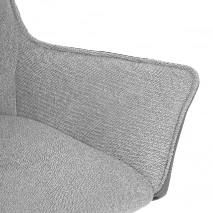 Кресло Мурано/Мурано опора 360, велюр/букле (ХЙП)/Экокожа, светло-серый/графит / Murano/Мурано (HYP)/Экокожа,_7