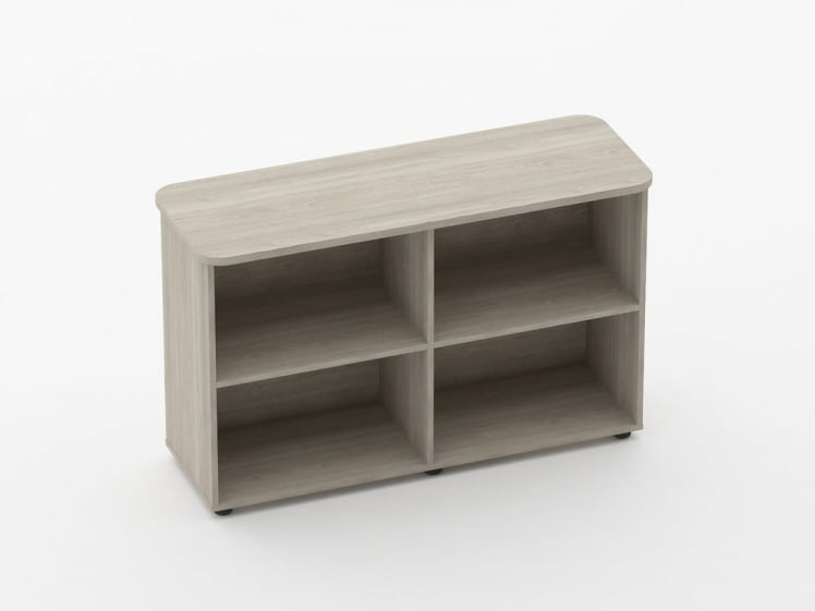 Тумба приставная к столу Глассй 3.18.102 Дуб сантана светлый / Glassy_1