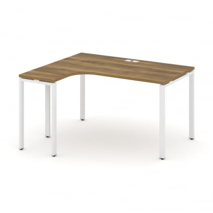 Стол эргономичный левый CОНCЕПТ CН.СА-001(Л) Сандал Янтарный Белый / CONCEPT CN.SA-001(L)_0