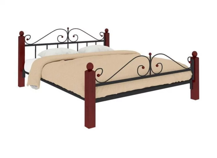 Кровать Диана Лукс плус 1600х2000 Синяя / Lux plus_0