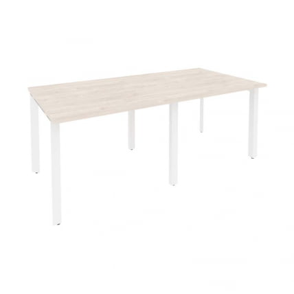 Стол переговорный (2 столешницы) ОНИКС О.МП-ПРГ-2.1 Денвер Светлый/Белый / ONIX O.MP-PRG-2.1_0