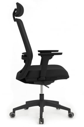 Кресло Ворк W-218C БЛАCК Черный / Work BLACK_1