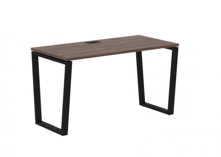 Стол письменный ЕДИС ЕВСТ 1367 Дуб Денвер темный Черный / EDIS EVST_0