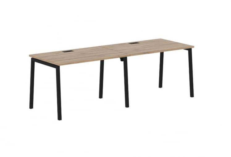 Бенч-система ЕДИС ЕЛВСТ 2380 Дуб Денвер светлый Черный / EDIS ELWST_0