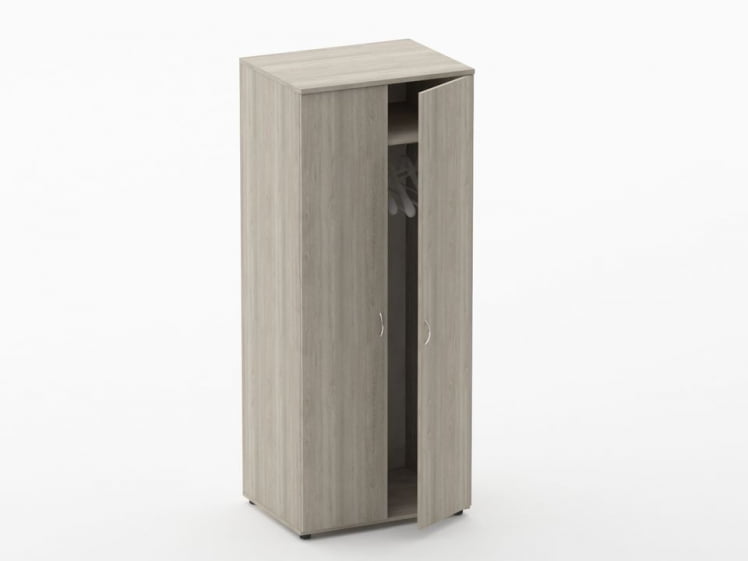 Шкаф для одежды глубокий Твин 16.17.302 Дуб Сантана светлый / Twin_1