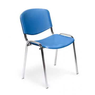Стул ЗП_УП_ЕЧаир Рио ИЗО хром пластик синий 573684 / ZP_UP_EChair Rio_0