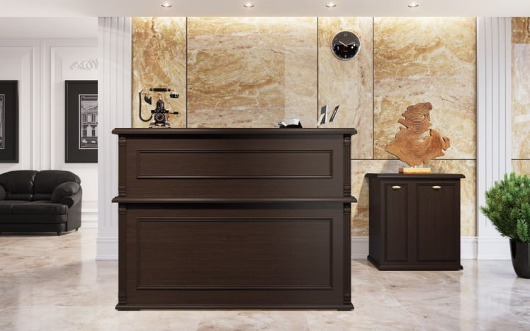 Стойка ресепшен РМС 090 Венге магия / RMS_3