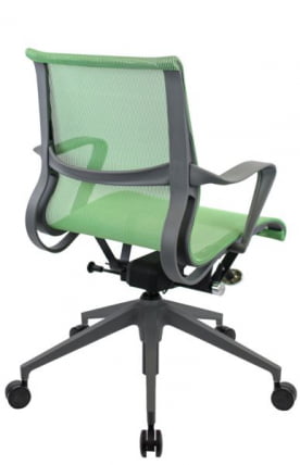 Премиум кресло Еверпроф Чикаго Грей Сетка Зеленый / Everprof Chicago Grey_3