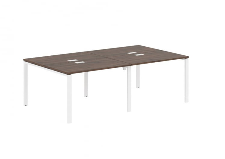 Бенч-система 4-местная ЕДИС ЕУВСТ 2313 Дуб Денвер темный Белый / EDIS EUWST_0