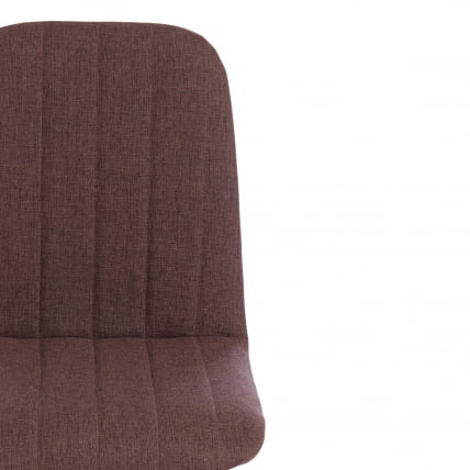 Стул АРC ткань/металл, 46 х 52 х 88 см, коричневый 01/черный / ARC_5