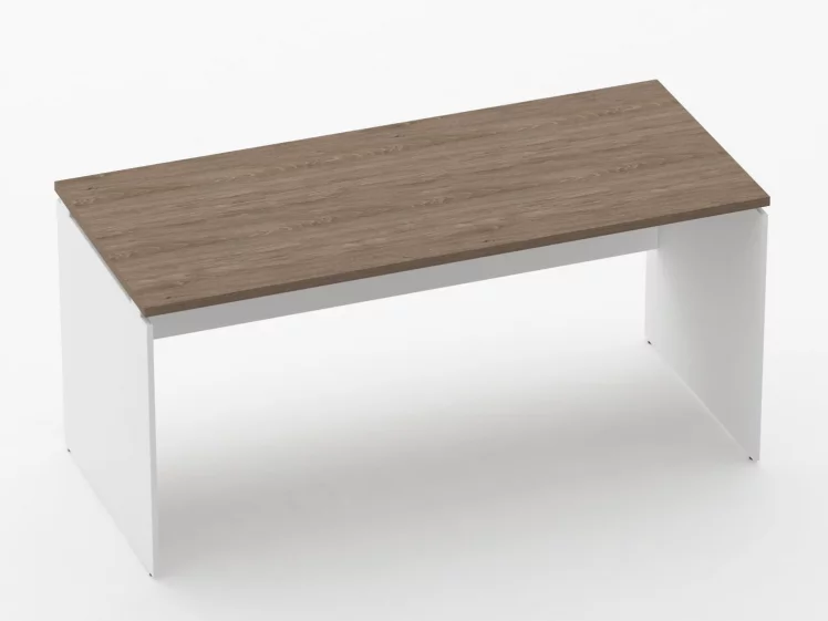 Стол прямой Дека ЛДСП каркас 75.07.16 Дуб Верцаска/Белый / Deka_0