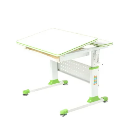 Парта растущая РИФФОРМА Комфорт-80 Белый Зеленый / RIFFORMA Comfort-80_1