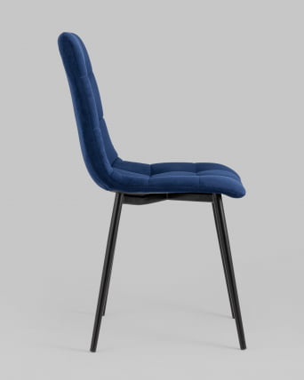 Стул Оливер велюр Темно-синий / Oliver_2