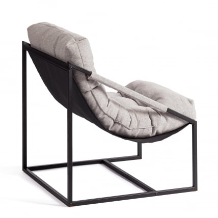 Кресло Чарли / Чарли без подлокотника рогожка, серо-бежевый, 3М 16/2, 70х70х84 см / Charli 3M_4