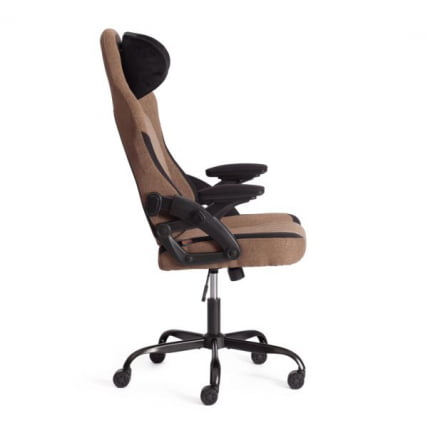 Кресло иВолф ткань, черный/коричневый / iWolf_7