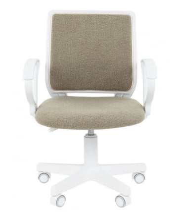 Детское кресло CХАИРМАН ТИН (КИДС) 112 белый пластик БАРНИ (БАРНИ) Оливка / CHAIRMAN (KIDS) (BARNI)_2