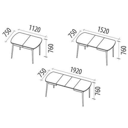 Обеденный стол Орфей 28.1 Урбан Милк_5
