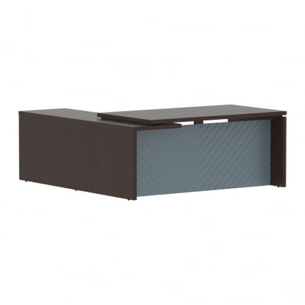 Стол руководителя правый Торр ЛУКС ТЛCТ 1820 Р Венге Магия Серо-голубой / Torr LUX TLCT R_0