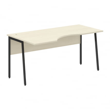 Стол эргономичный левый ИМАГО Плус СА-1П(Л) Клен Антрацит / IMAGO Plus СА-1P(Л)_0