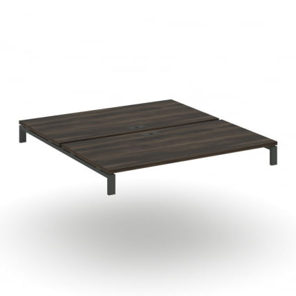 Двойной стол надставка на две опорные тумбы CОНCЕПТ CН.ДСН-005 Дуб Мали Антрацит / CONCEPT CN.DSN-005_0