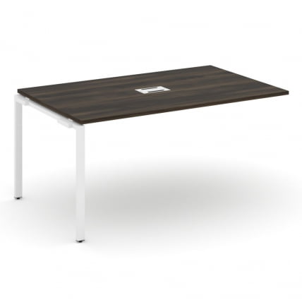 Проходной наборный элемент переговорного стола CОНCЕПТ CН.НПРГ-014 Дуб Мали Белый / CONCEPT CN.NPRG-014_0