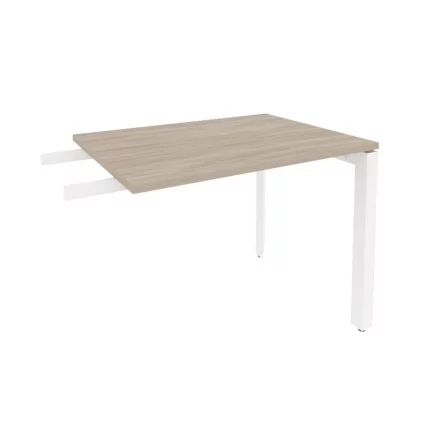 Брифинг-приставка на П-образном м/к ОНИКС О.МП-БР-9 Дуб Аттик/Белый / ONIX O.MP-BR-9_0