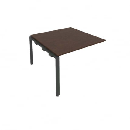 Проходной наборный элемент переговорного стола Метал Сйстем Б.ППРГ-2 Венге/Антрацит / Metal System_0