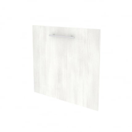 Фасад тумбы низкий - левый ФИТ МН-ФТН (Л) Снежная Патина / FIT MN-FTN (L)_0