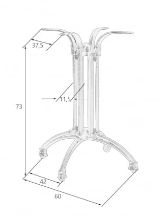 Подстолье обеденное ДОБРИН ЛОУИСЕ / DOBRIN LOUISE_1