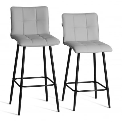 Полубарный стул Бари/Бари экокожа , черный, 42х55х99 см / Bari/Бари_14