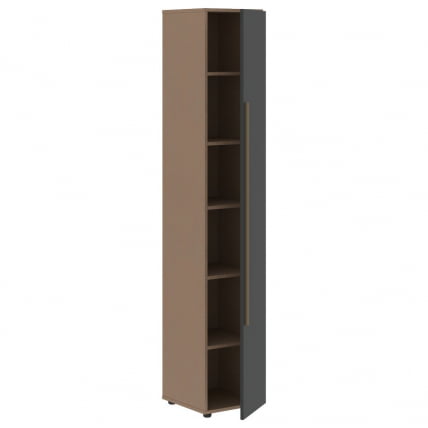 Шкаф-колонка с глухой дверью (правый) ВЕЛИОН ВХCС 40.1 Р Яшма черный Кобра / VELION VHCS R_1