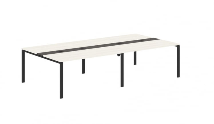 Переговорный стол ЕДИС ЕУCТ 3116 Ясень Траун Мокко Черный / EDIS EUCT_0