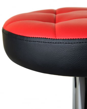 Табурет барный ДОБРИН БРУНО (красно-черный) 2 шт / DOBRIN BRUNO_3