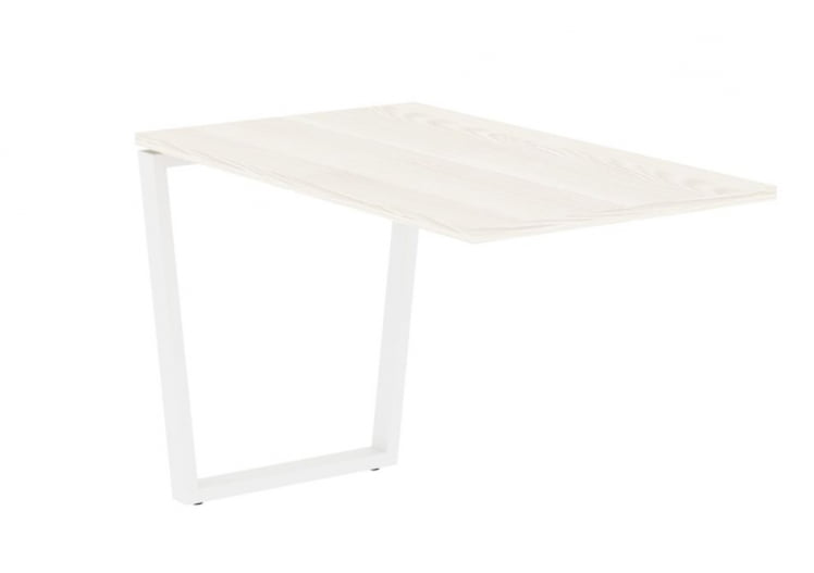 Брифинг-приставка ЕДИС ЕВБ 1167 Ясень Траун Белый / EDIS EVB_0