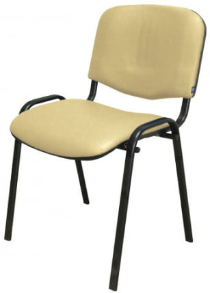 Офисный стул Исо блаcк З21 кожзам / Iso black Z21_0