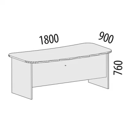 Стол руководителя Лидер-Престиж 83.17_1