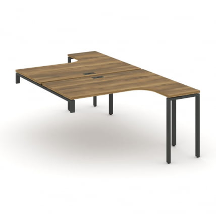 Рабочая станция-надставка на опорные тумбы CОНCЕПТ CН.ДСАН-003 Сандал Янтарный Черный / CONCEPT CN.DSAN-003_0