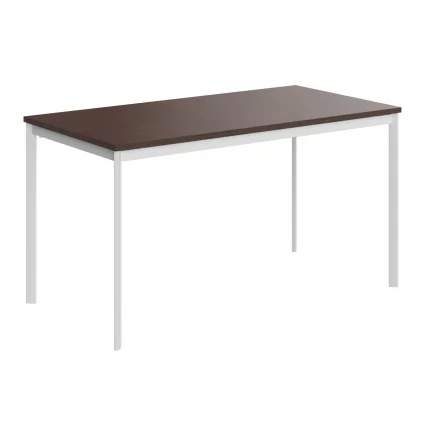 Стол прямой ИМАГО-С СП-3С венге магия белый полуматовый / IMAGO-S СП-3S_0