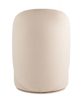 Пуф Лореен вращающийся велюр Молочный / Loreen_3