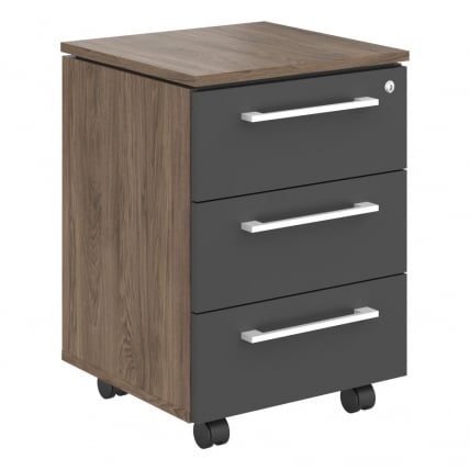 Тумба МОРРИС ТРЕНД ММC-3Д Антрацит Кария Пальмира / MORRIS TREND MMC-3D_0