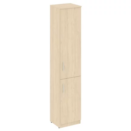 Шкаф высокий узкий правый (1 низкая дверь ЛДСП, 1 средняя дверь ЛДСП) НОВА С В.СУ-1.3 Р Бук Артизан / NOVA S R_0