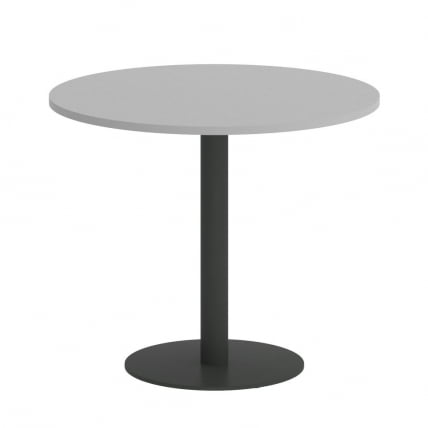 Стол журнальный круглый ХОМЕ ОФФИCЕ ВР.СП-5-90.1 Серый/Антрацит металл / HOME OFFICE VR.SP-5-90.1_0