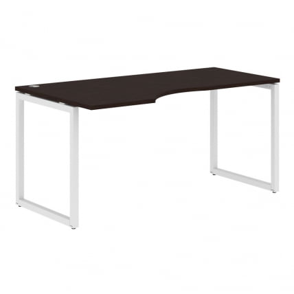 Стол письменный левый КСТЕН-К КСКCЕТ 169 Л Легно темный Белый / XTEN-Q XQCET L_0