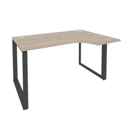 Стол эргономичный правый на О-образном м/к ОНИКС О.МО-СА-2Р Дуб Аттик/Антрацит / ONIX O.MO-SA-2R_0