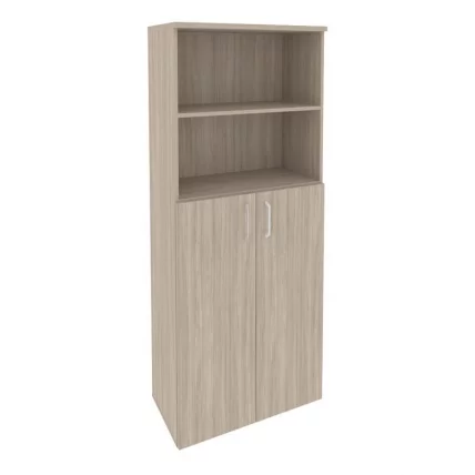 Шкаф высокий широкий (2 средних фасада ЛДСП) ОНИКС О.СТ-1.6 Дуб Аттик / ONIX O.ST-1.6_0