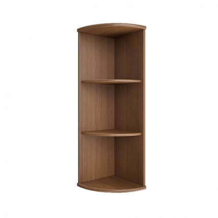 Стеллаж средний угловой Рива А.УС-2 Орех Гварнери / Riva_0