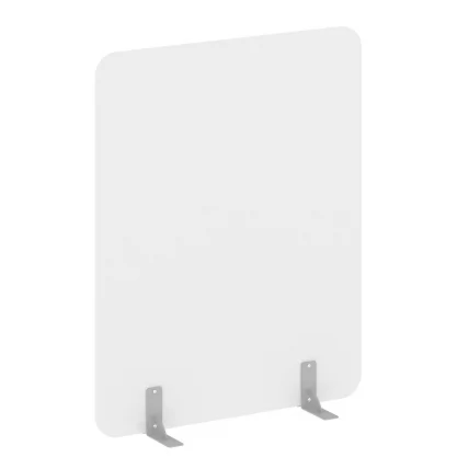 Перегородки на металлических опорах на фетровых подпятниках Р-лине ДП.Ф-120-150 Белый Бриллиант / R-line DP.F-120-150_0