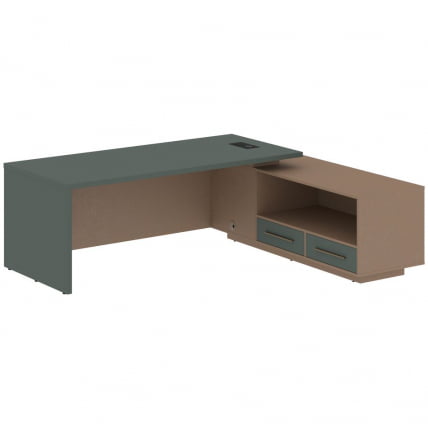 Стол руководителя правый ВЕЛИОН ВCТ 2319 Р Нефрит Кобра / VELION VCT R_0