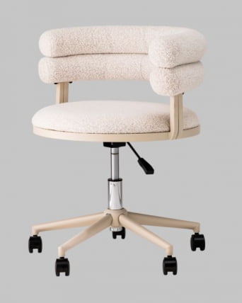 Стул офисный Понтй светло-серый серые ножки / Ponty_10